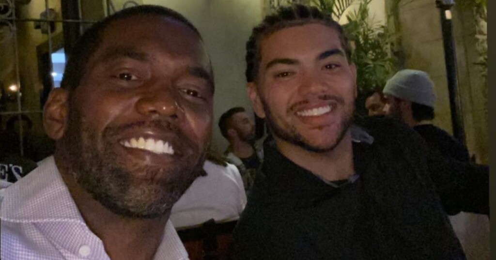 Randy Moss and Thaddeus Moss