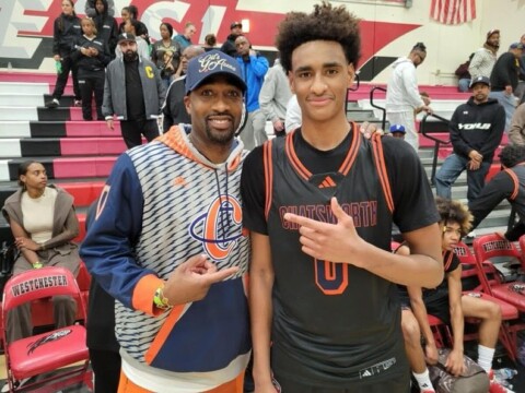 Gilbert Arenas and Alijah Arenas