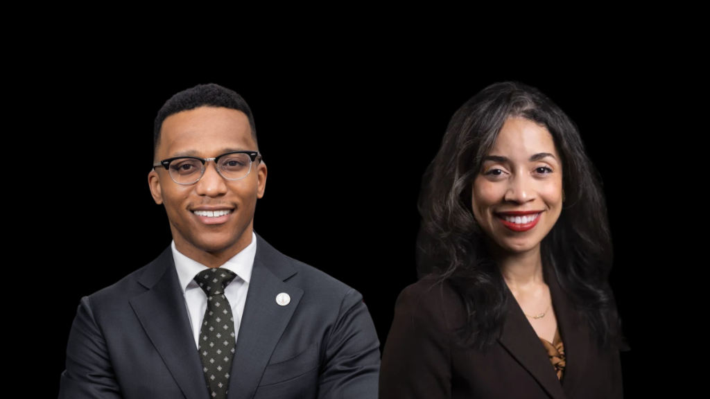 Christian Menefee and Amanda Edwards