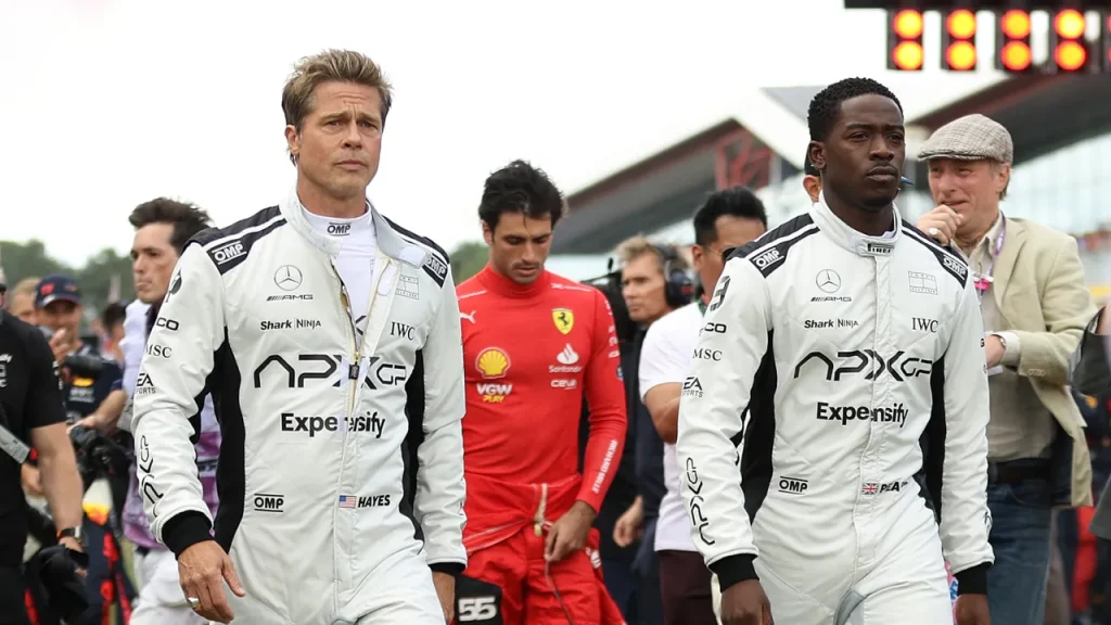 F1 - Damson Idris and Brad Pitt