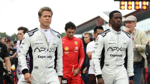 F1 - Damson Idris and Brad Pitt
