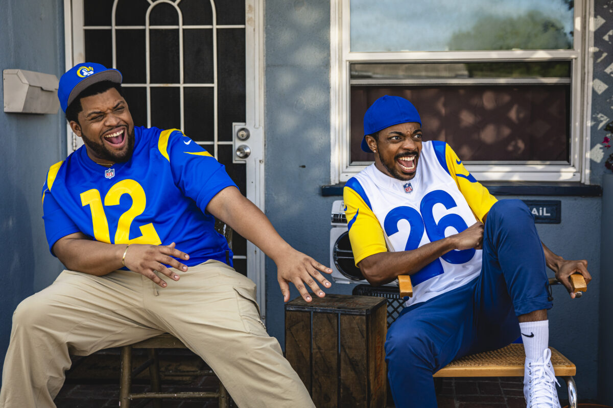 Ice Cube and Chris Tucker’s Sons Recreate ‘Friday’ for LA Rams Draft Promo
