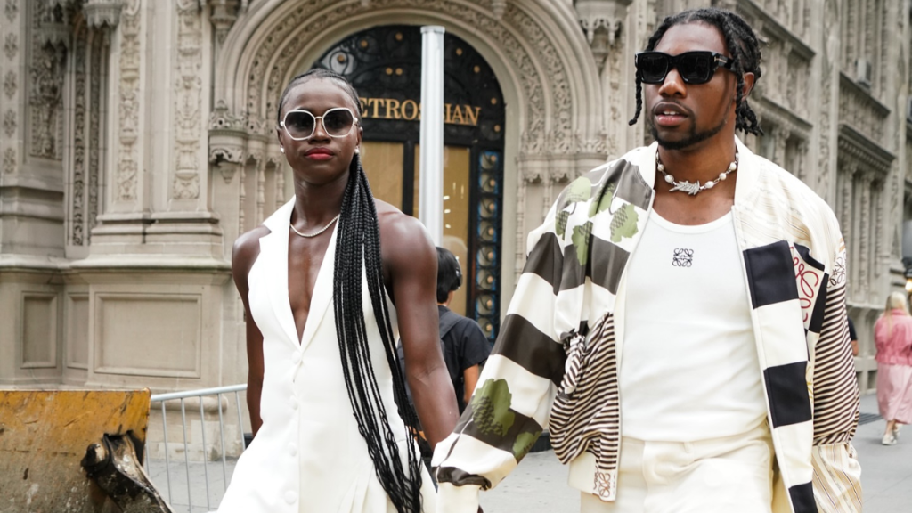 Noah Lyles and Junelle Bromfield