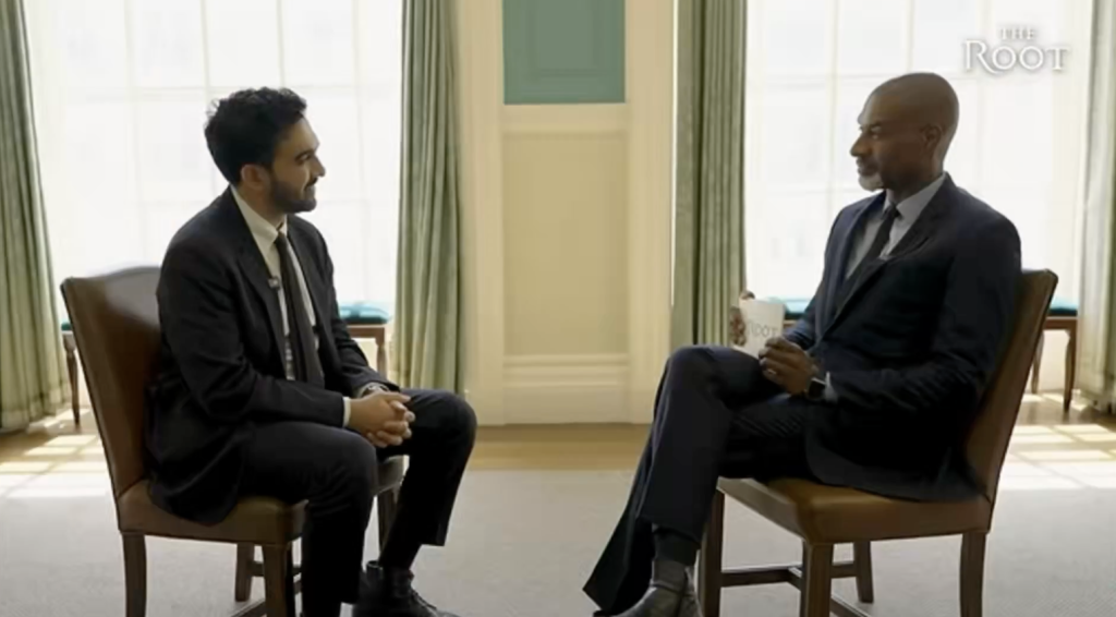 Zohran Mamdani and Charles Blow