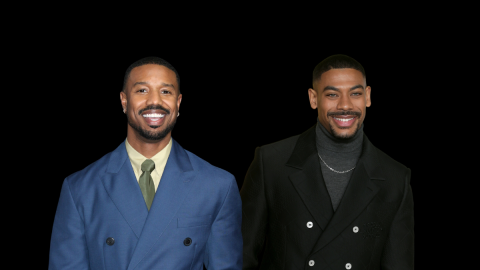 Michael B. Jordan and Aaron Pierre CultureCon