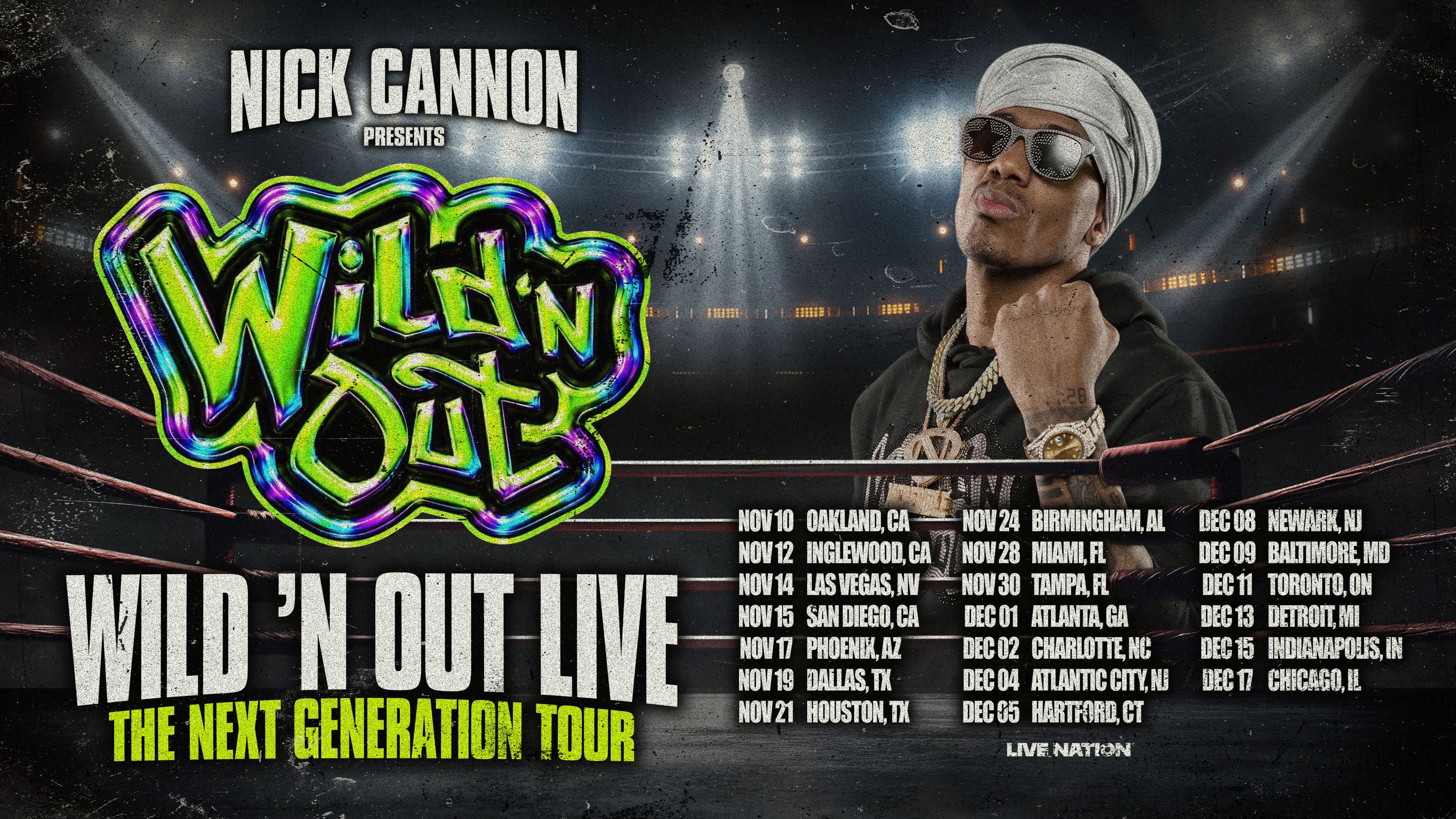 Nick Cannon Announces ‘Wild ‘N Out: The Next Generation’ Live Arena Tour, and He’s Searching for the Next Superstar in Your City
